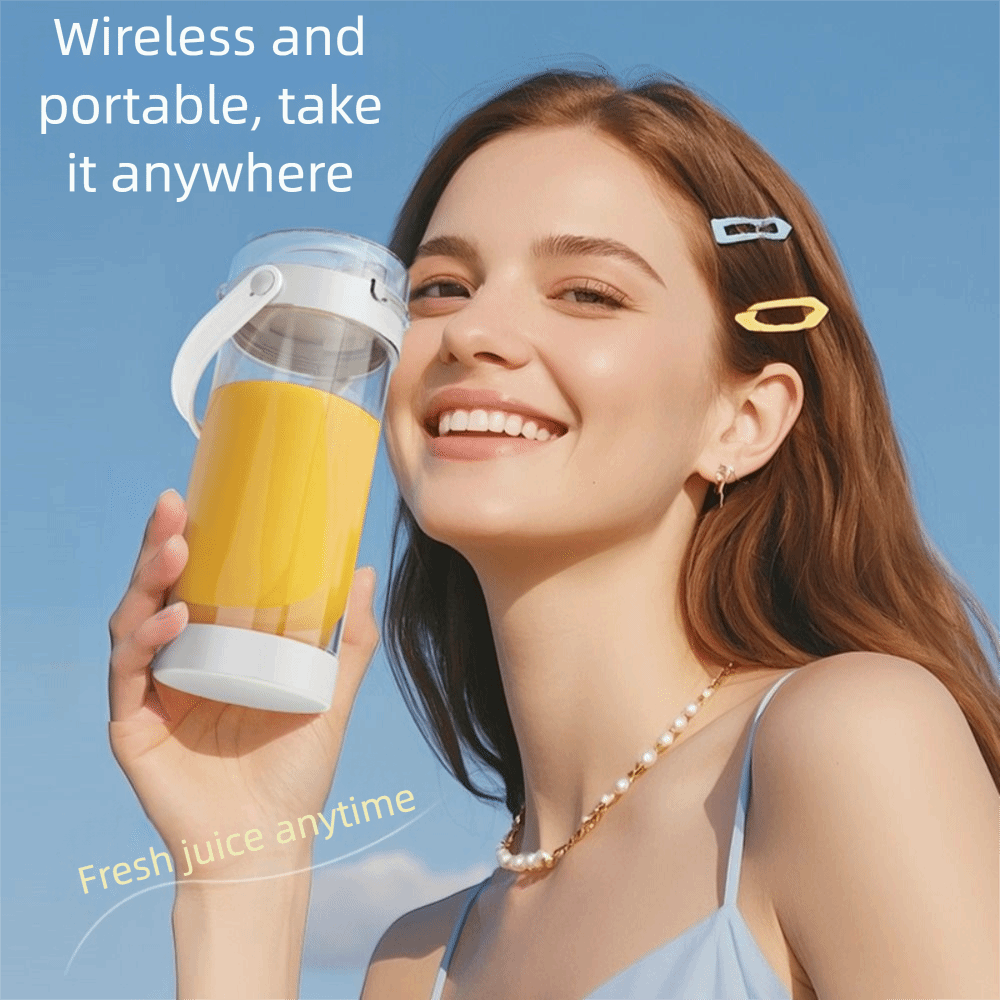 Portable Blender Usb Rechargeable - خلاط محمول بسعة 600 مل، خلاط