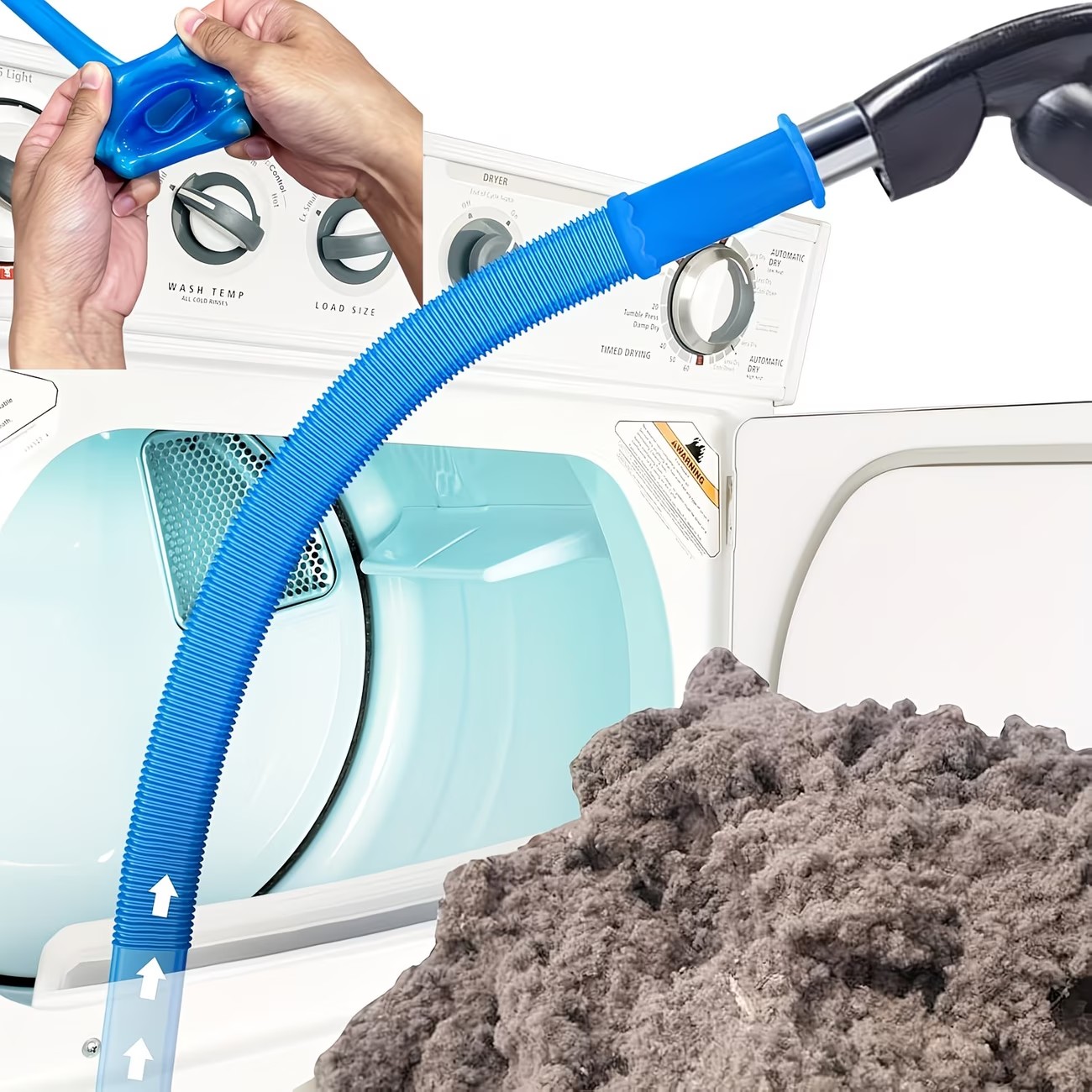 خرطوم تنظيف فتحات المجفف - خرط - مراجعة Laundry وسعره