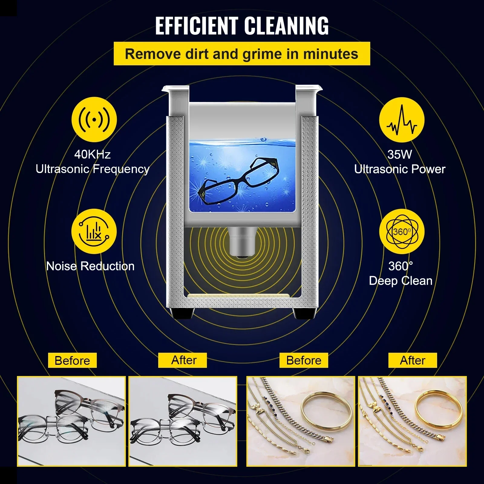 جهاز تنظيف بالموجات فوق الصوتي - مراجعة Home Appliances وسعره