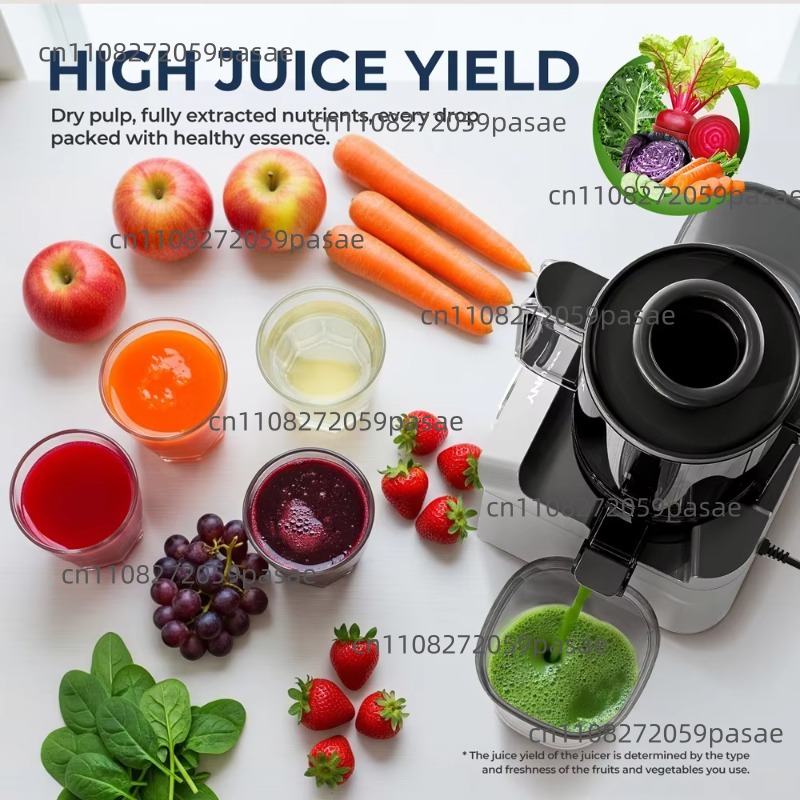 عصارة بطيئة السرعة ذات فتحة وا - مراجعة Electric Slow Juicer Cold Press وسعره