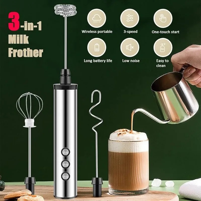 خلاط حليب كهربائي محمول 3 في 1 - مراجعة Kitchen Appliances وسعره
