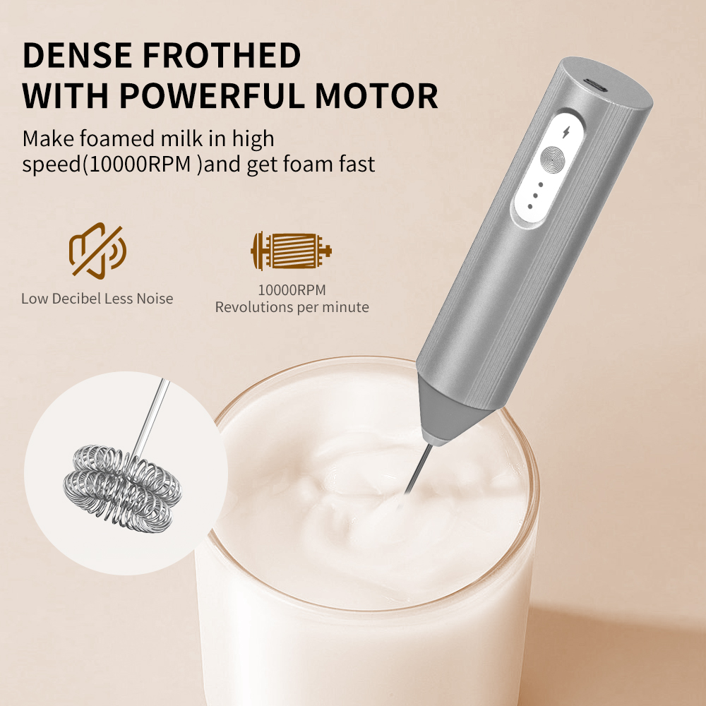 خلاط حليب كهربائي قابل لإعادة  - مراجعة Electric Milk Frother Handheld وسعره