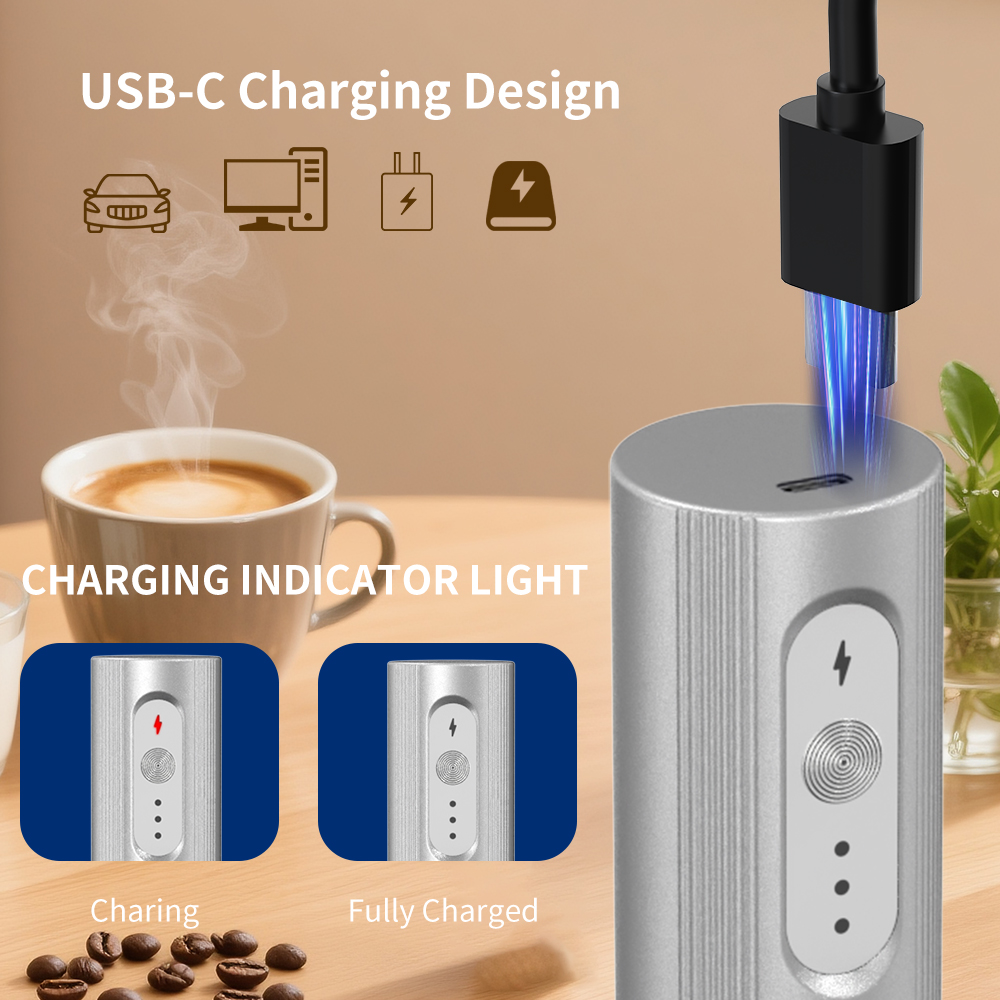 خلاط حليب كهربائي قابل لإعادة  - مراجعة Electric Milk Frother Handheld وسعره