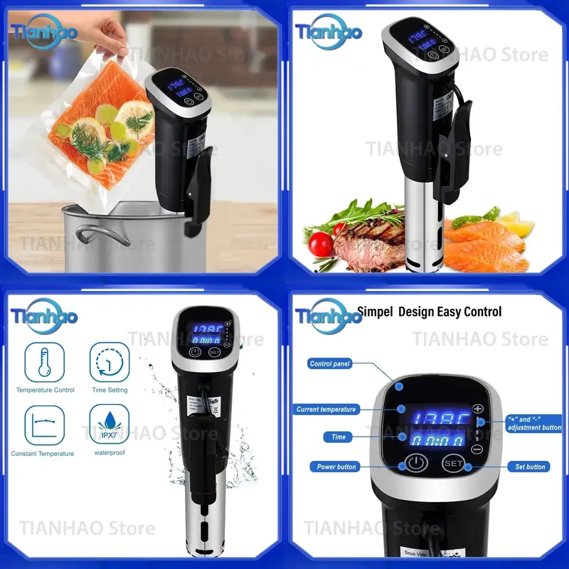 جهاز طهي سو فيد دقيق مقاوم للم - مراجعة Digital Sous Vide Precision Cooker وسعره