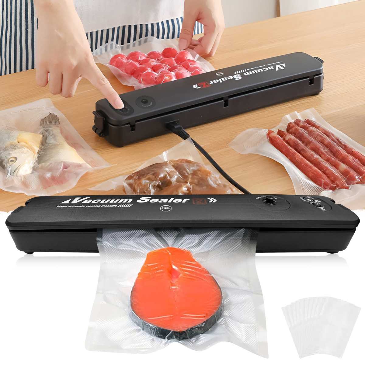 آلة تغليف الطعام بالتفريغ الهو - مراجعة Food Vacuum Sealer Machine وسعره