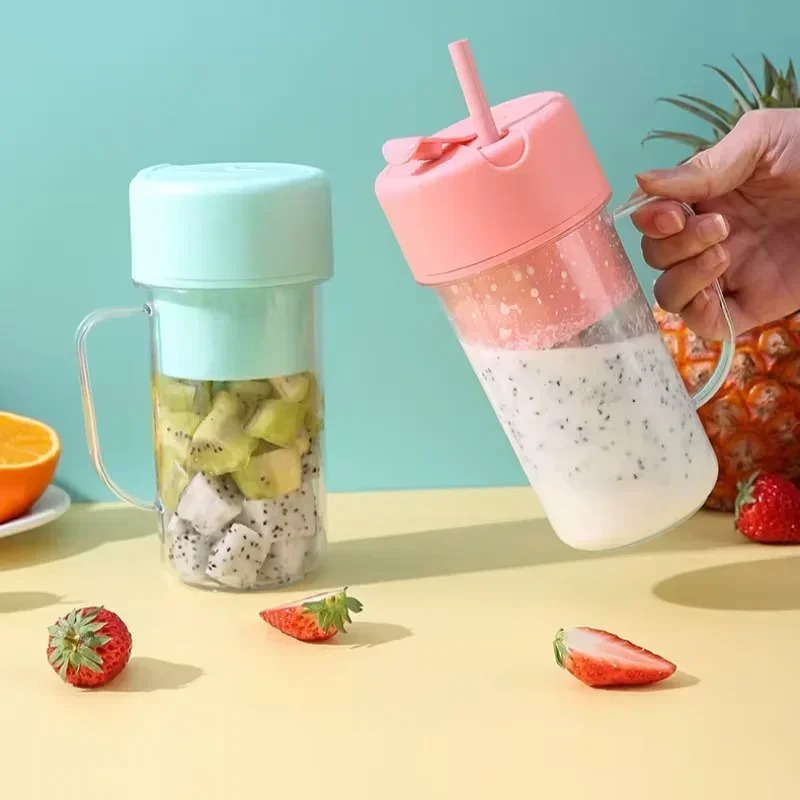 كوب عصير كهربائي محمول قابل لإ - مراجعة Portable Blender Usb Rechargeable وسعره