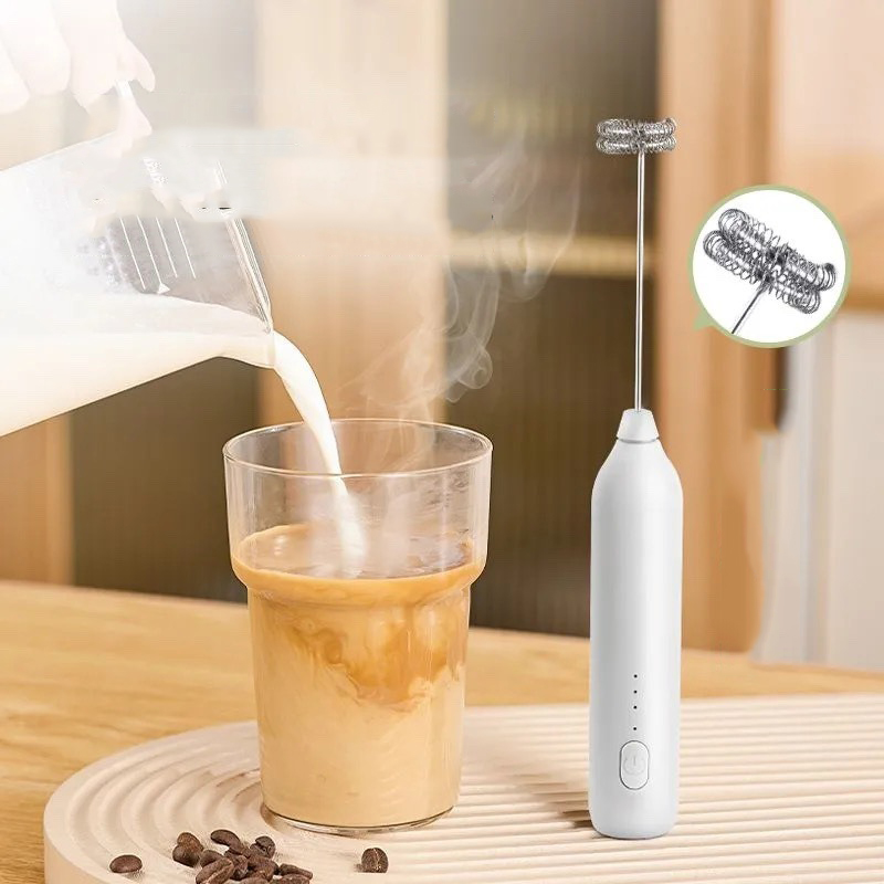 خلاط كهربائي لرغوة الحليب والق - مراجعة Electric Milk Frother Handheld وسعره