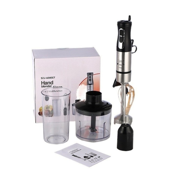 خلاط يدوي متعدد الوظائف محمول، - مراجعة Immersion Hand Blender Set وسعره